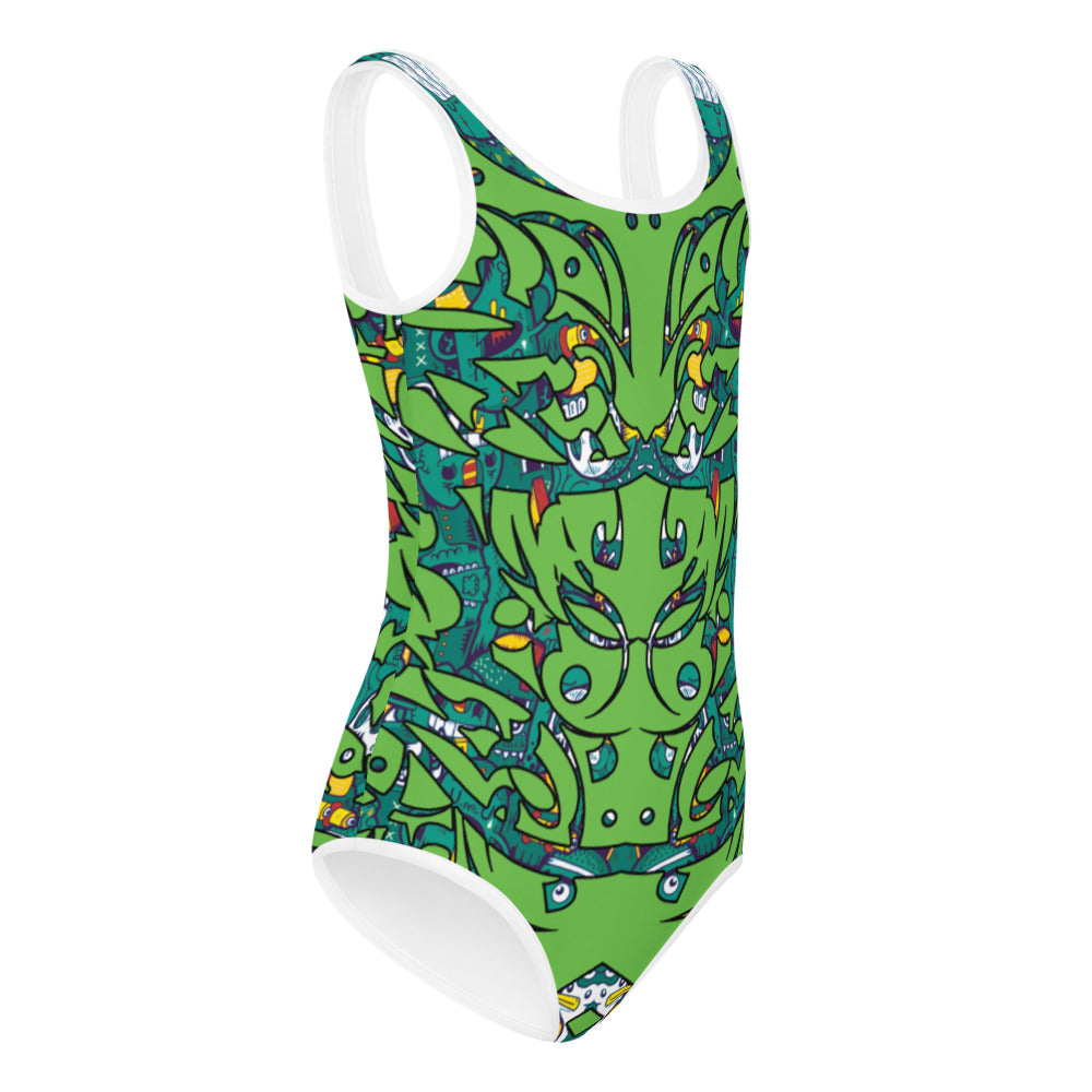 MG Swap P4 Girls Swimsuit