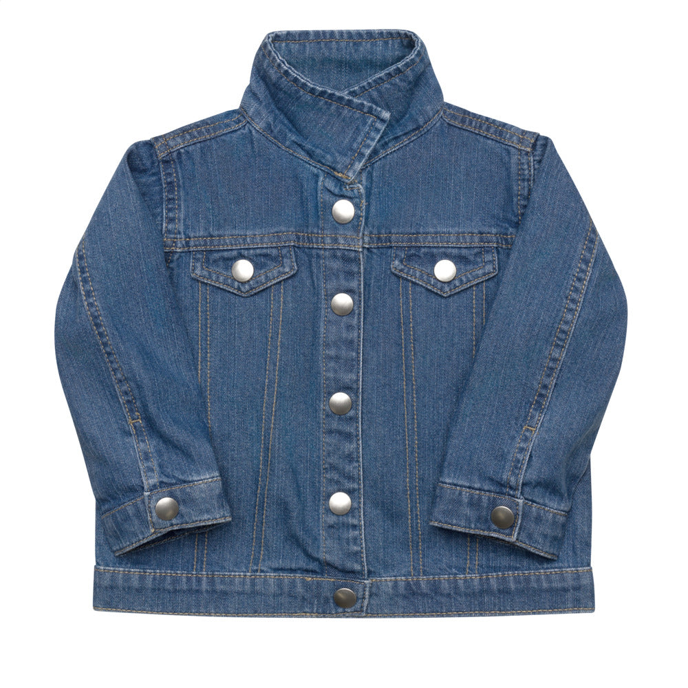 The Spider in Us X Babybugz Baby Organic Denim Jacket