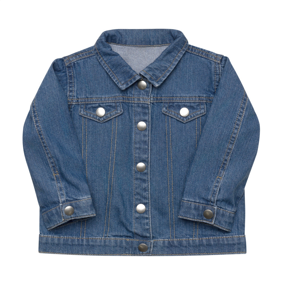 The Spider in Us X Babybugz Baby Organic Denim Jacket