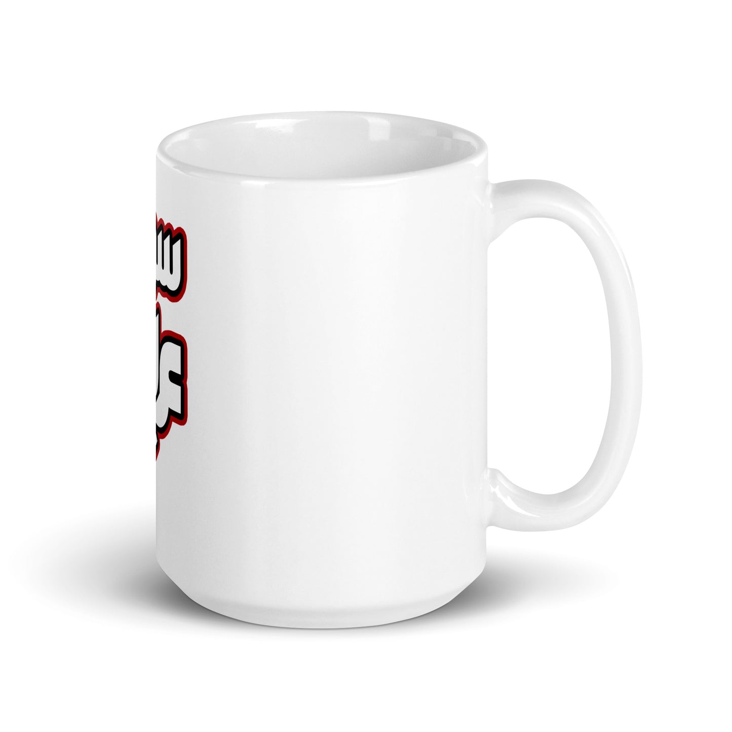 Super Arabi V2 White glossy mug