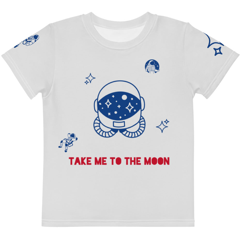Take Me To The Moon Kids crew neck t-shirt