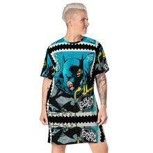 Load image into Gallery viewer, Salam Ya Batman T-shirt dress