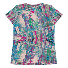 Load image into Gallery viewer, COMIX no.6 Women&#39;s Athletic T-shirt