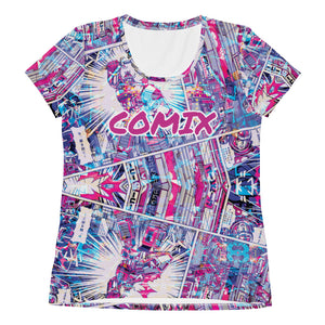 COMIX no.2 Women's Athletic T-shirt