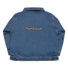 Load image into Gallery viewer, The Spider in Us X Babybugz Baby Organic Denim Jacket