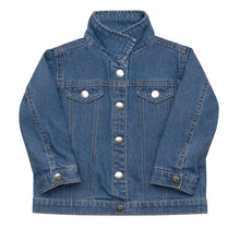 Load image into Gallery viewer, The Spider in Us X Babybugz Baby Organic Denim Jacket