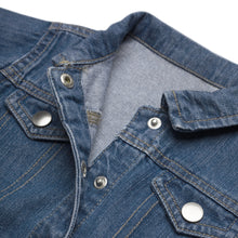 Load image into Gallery viewer, The Spider in Us X Babybugz Baby Organic Denim Jacket