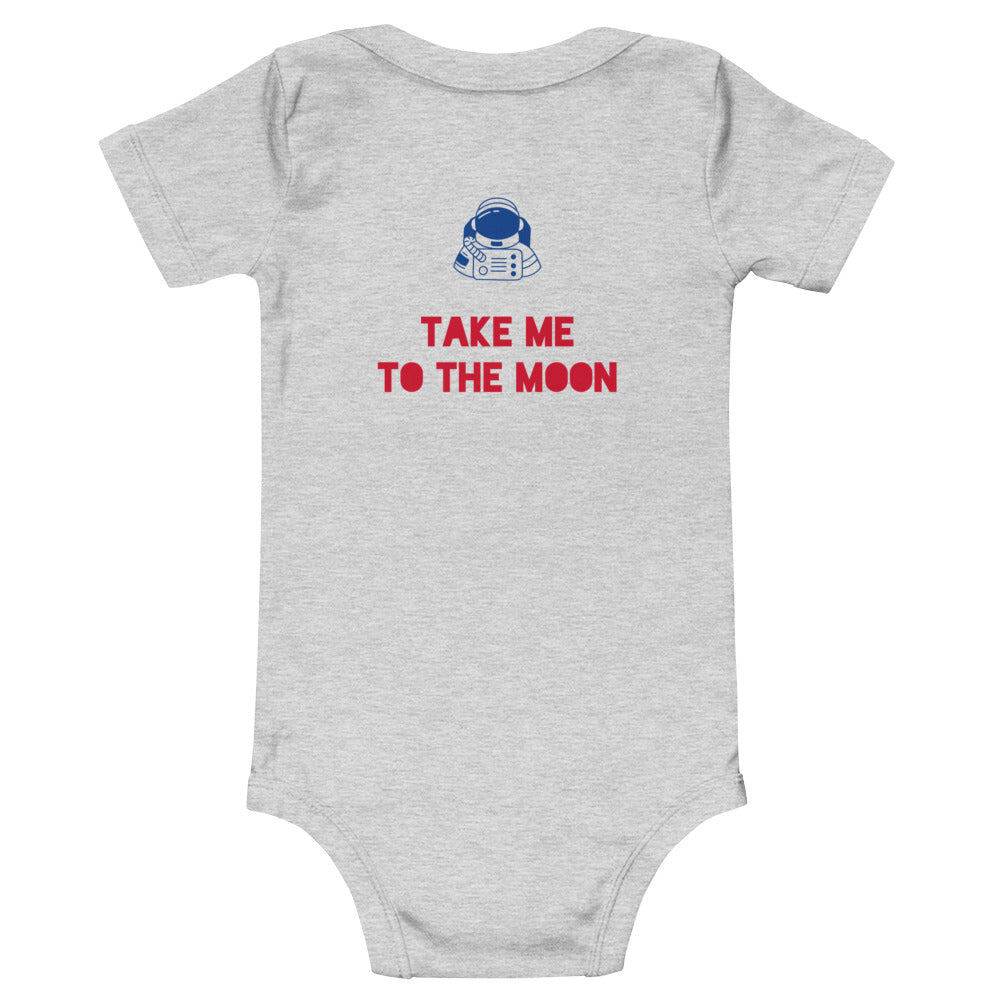 TAKE ME TO THE MOON Baby short sleeve one piece