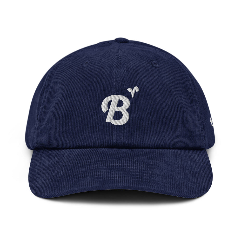 Blu-V X Beechfield: Oxford Navy Corduroy hat