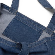 Load image into Gallery viewer, Authentic Love X Mantis Organic denim tote bag