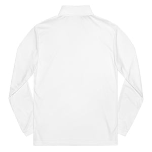 Blu-V X Adidas White Quarter zip pullover