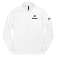 Load image into Gallery viewer, Blu-V X Adidas White Quarter zip pullover